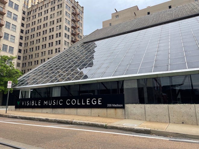 Visible Music College was approved for a forgivable loan up to $200,000 from the Center City Development Corp. on Wednesday, Oct. 2023. The college is located at 200 Madison Ave. in Downtown Memphis.