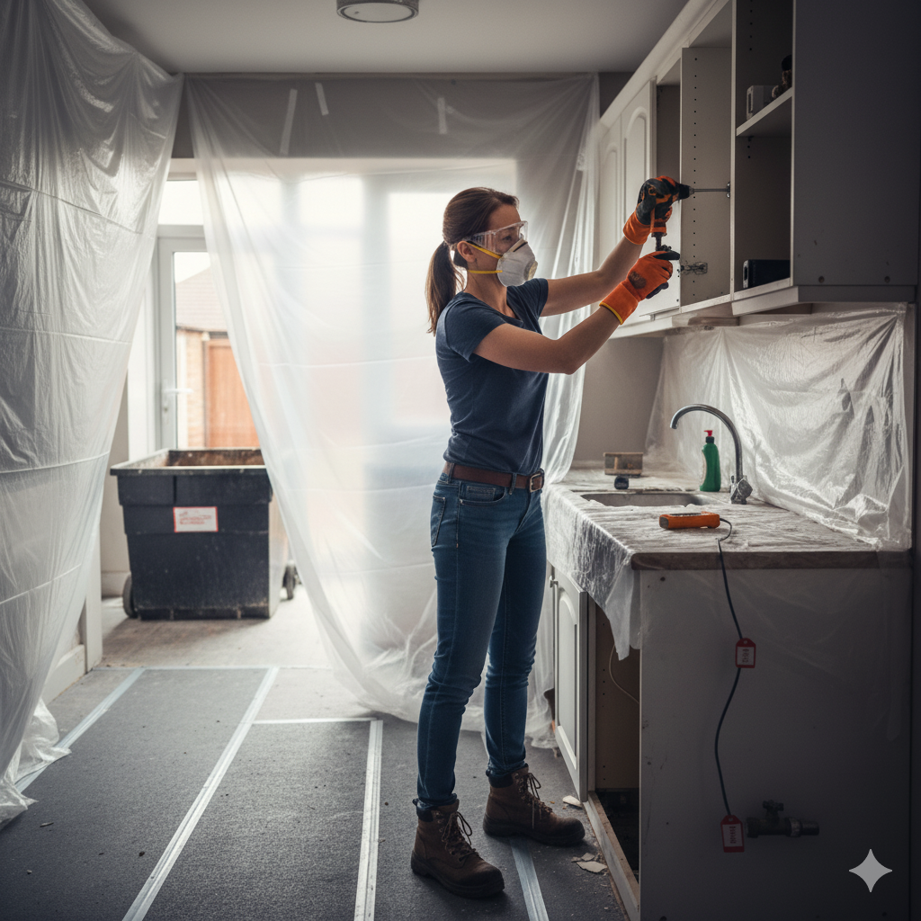 The art of safe demolition prep: How to strip out a bathroom or kitchen before renovation