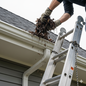 Solving blocked gutters: A safe, simple technique for clearance and downpipe maintenance