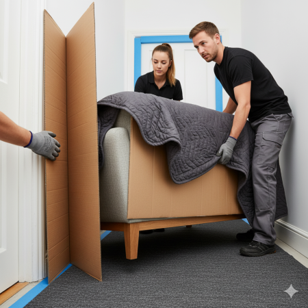 Protecting your property during clearance: Specialist techniques to avoid scuffs and scratches